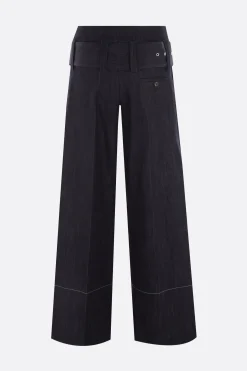 Pantaloni>10 CORSO COMO jeans a gamba ampia in denim stretch Blu