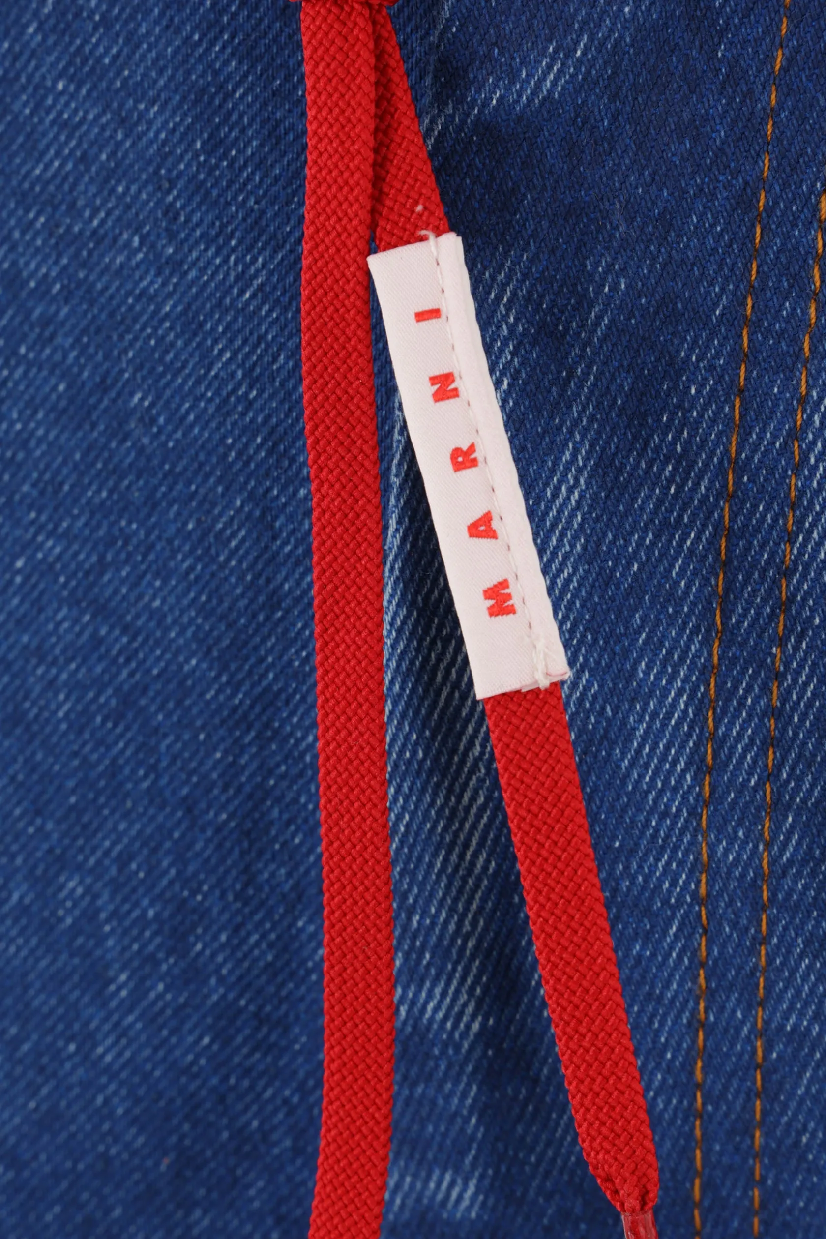 Jeans>MARNI jeans a gamba ampia in denim Blu