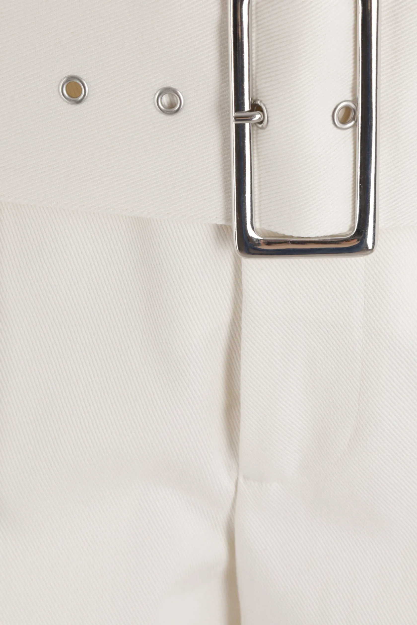 Pantaloni>10 CORSO COMO jeans a gamba ampia in denim stretch Bianco