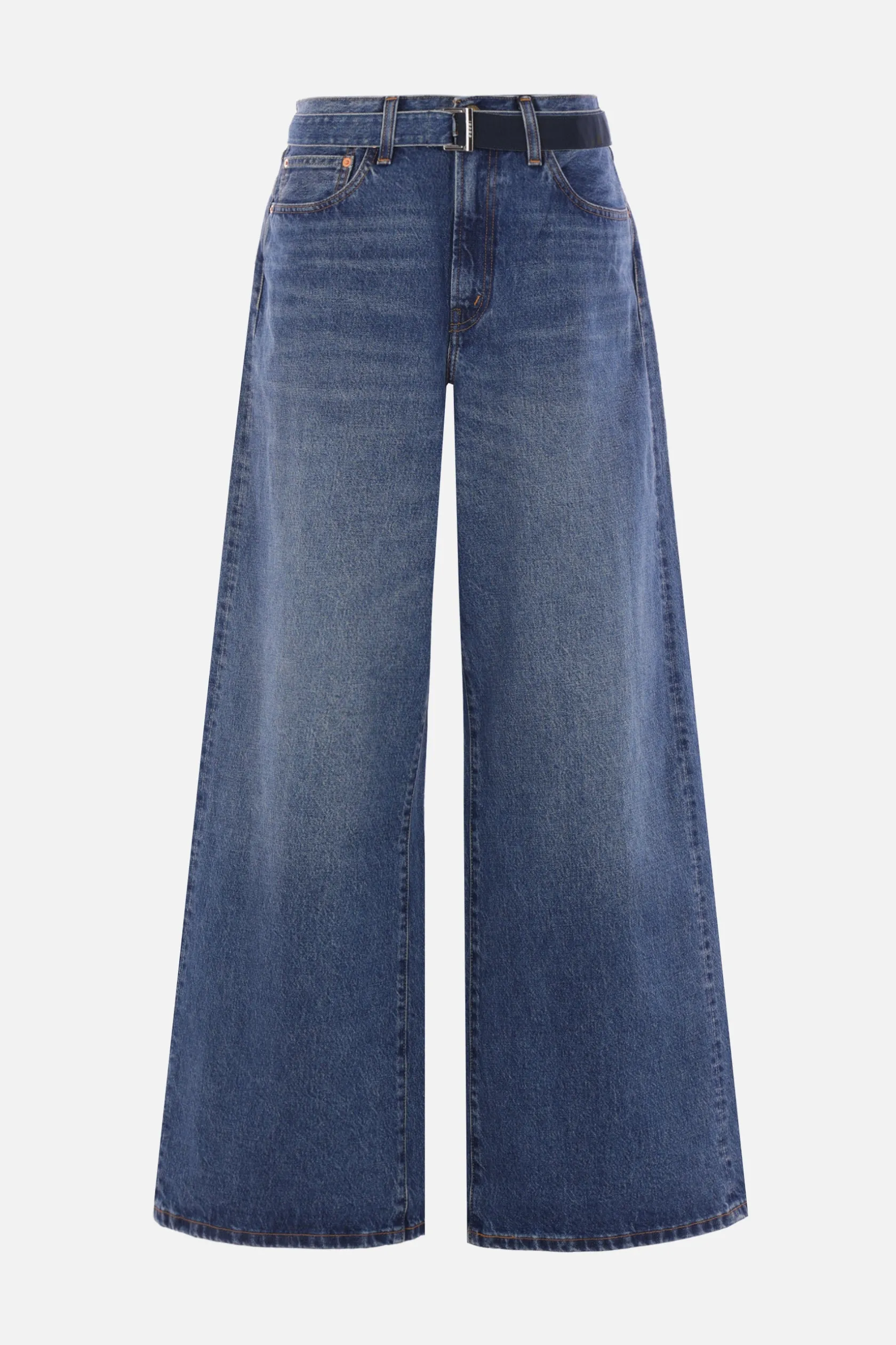 Jeans>LEVI'S X SACAI jeans a gamba ampia in denim Blu