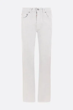 Jeans>MAISON MARGIELA jeans a gamba dritta in denim Bianchetto Bianco