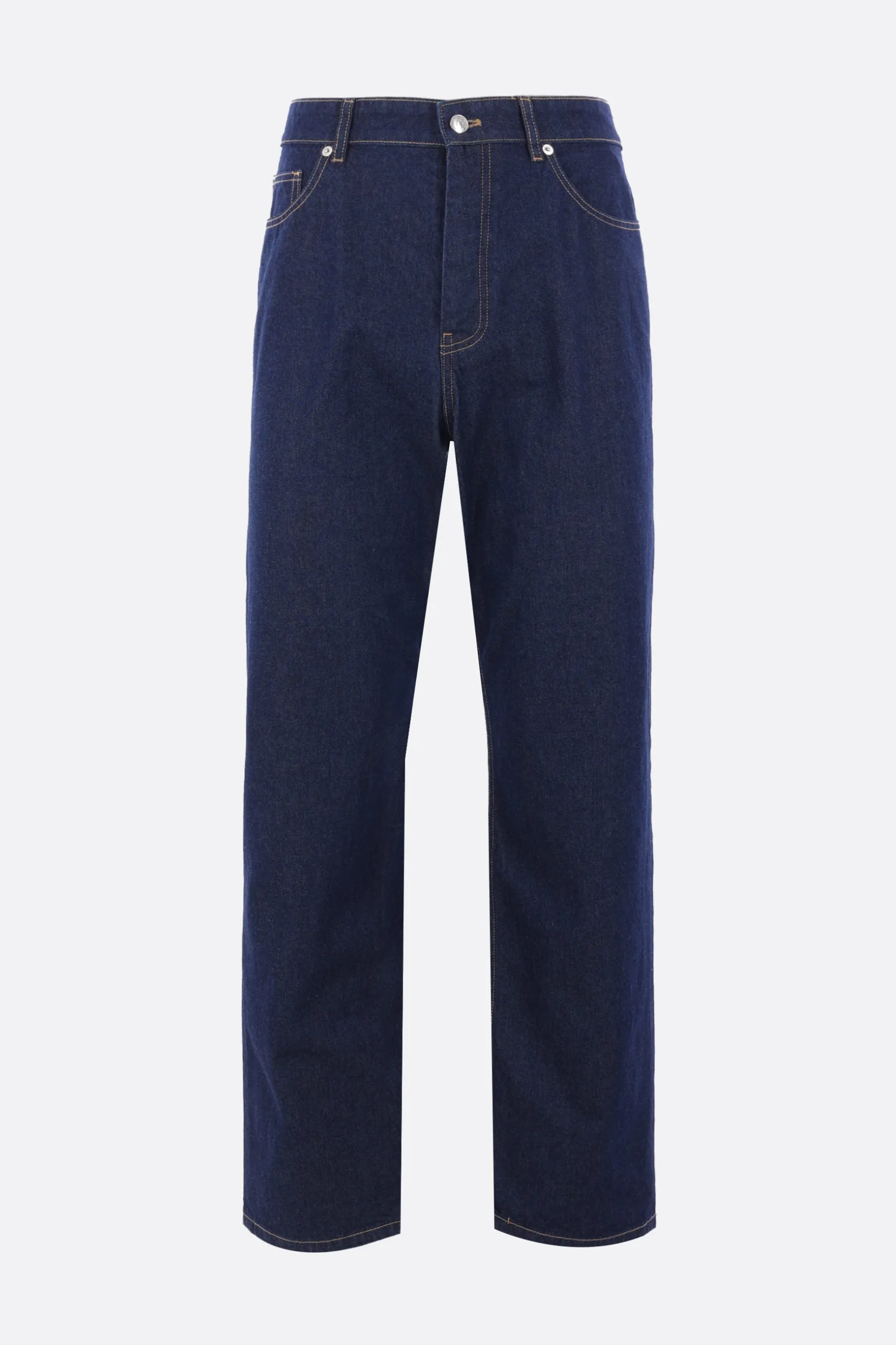 Jeans>MAISON KITSUNÉ jeans a gamba dritta in denim Blu