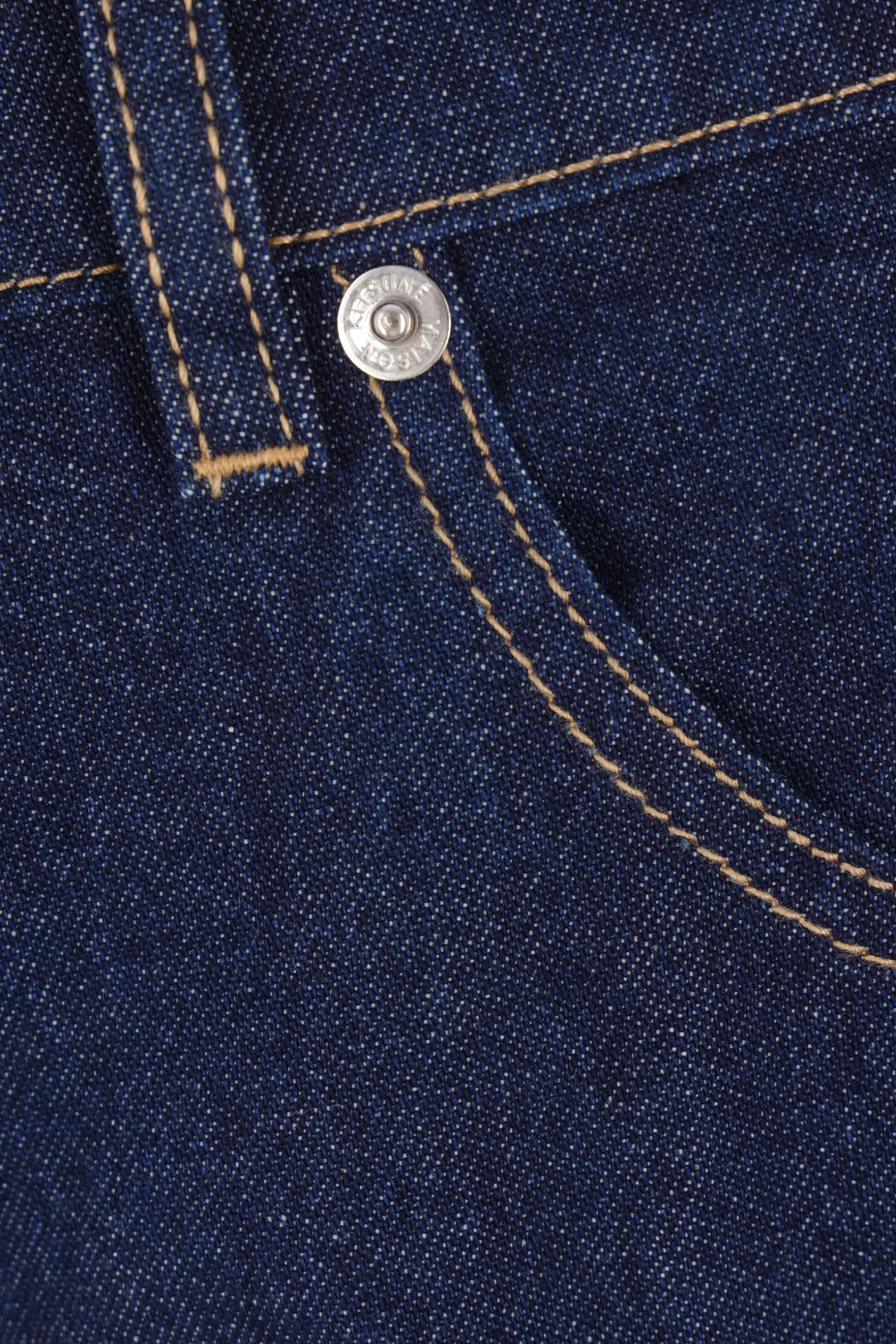 Jeans>MAISON KITSUNÉ jeans a gamba dritta in denim Blu