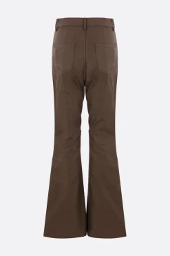 Jeans>RICK OWENS jeans flare Bolan in denim resinato Marrone