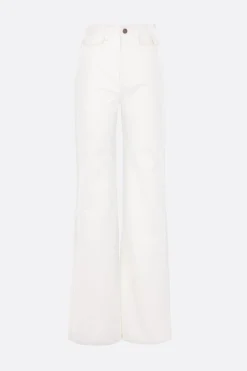 Jeans>CHLOÉ jeans flare in denim Bianco