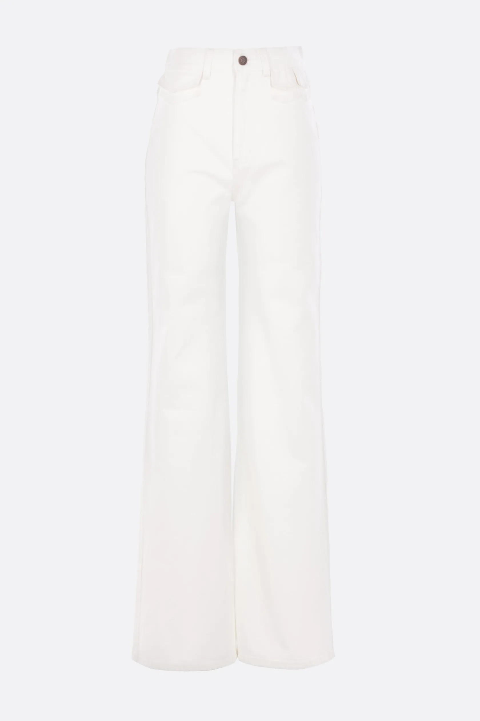 Jeans>CHLOÉ jeans flare in denim Bianco