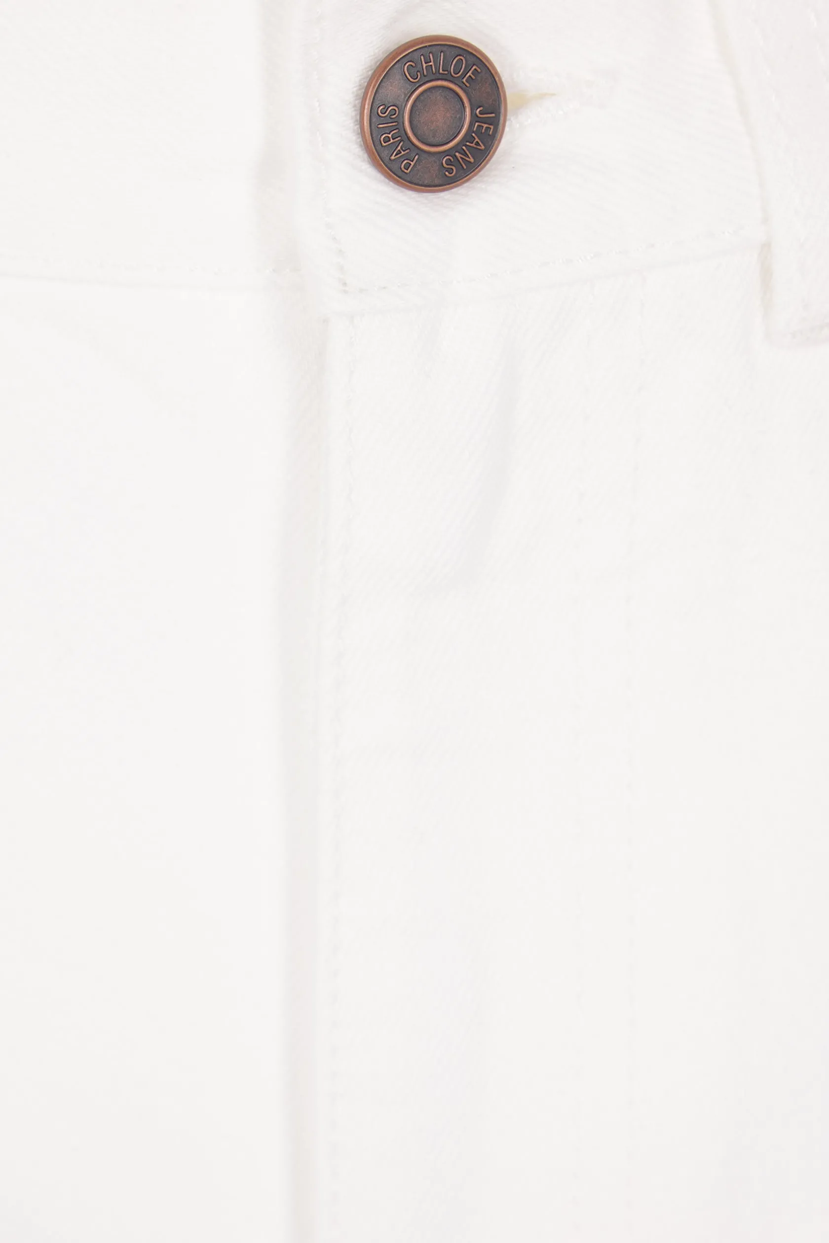 Jeans>CHLOÉ jeans flare in denim Bianco