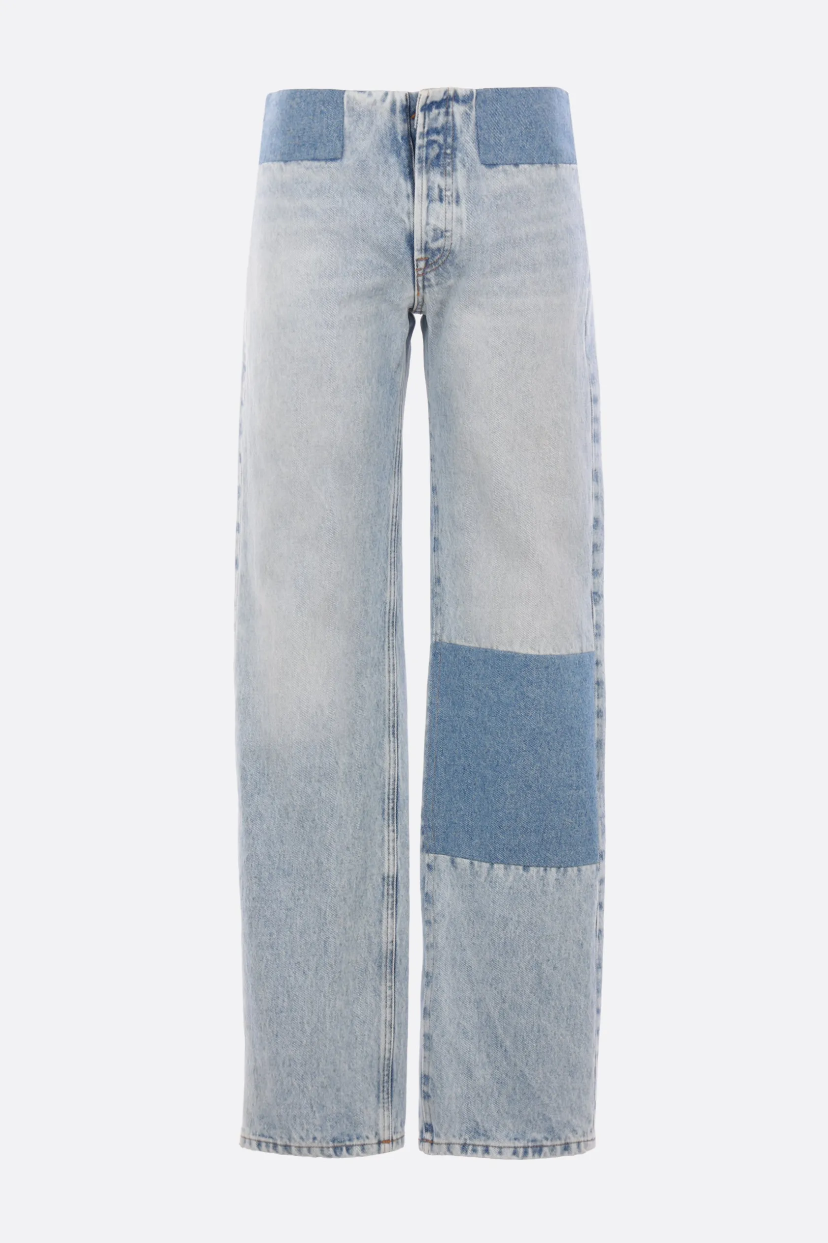 Jeans>MM6 jeans in denim patchwork Blu