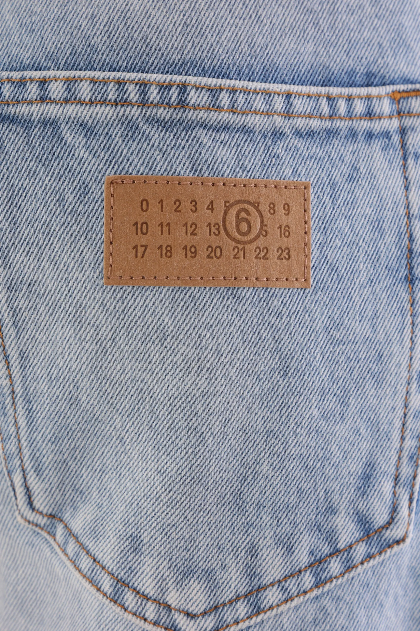 Jeans>MM6 jeans in denim patchwork Blu