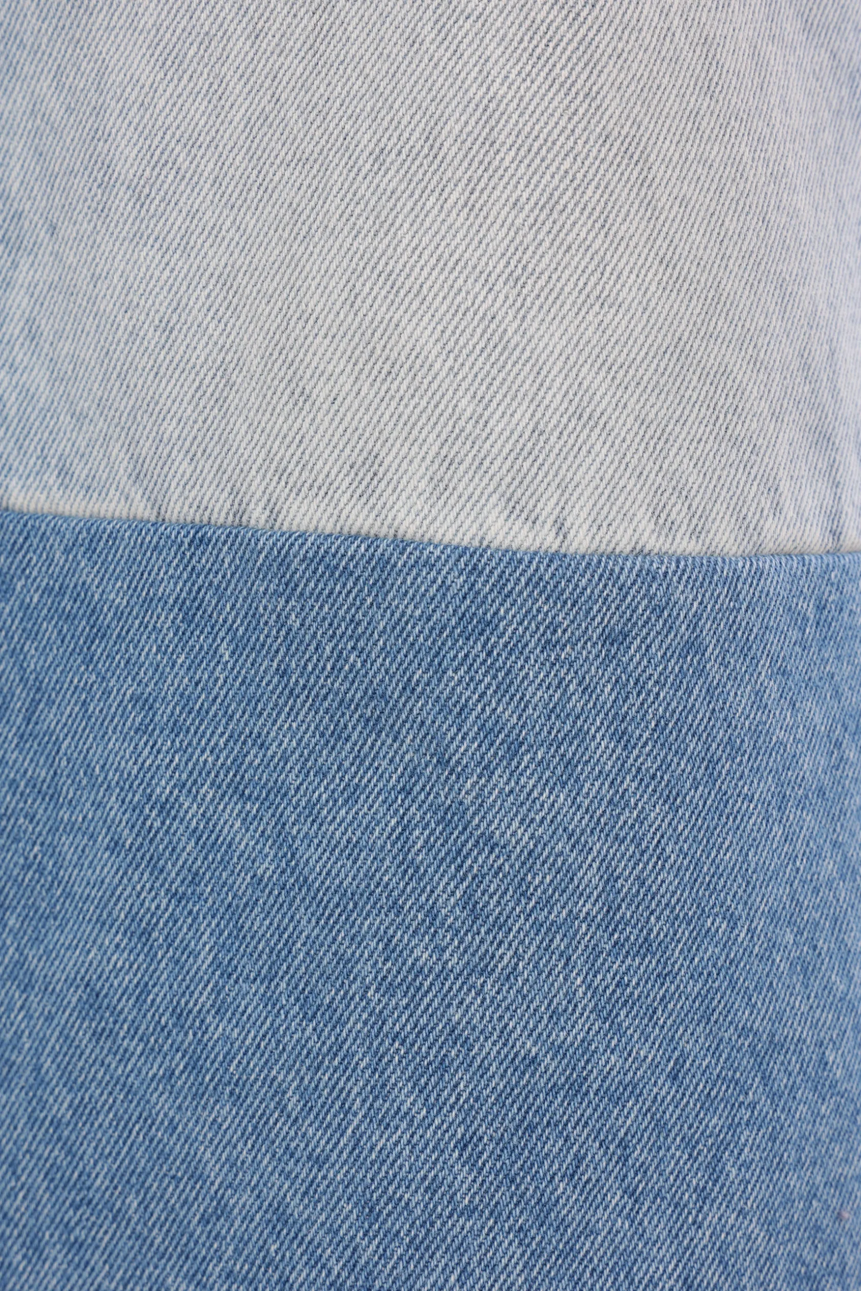 Jeans>MM6 jeans in denim patchwork Blu