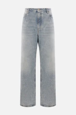 Jeans>BALENCIAGA jeans loose-fit in denim Blu