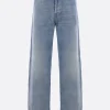 Jeans>MAISON MARGIELA jeans loose-fit in denim con fibbia Blu