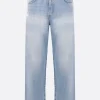 Jeans>ACNE STUDIOS jeans loose-fit in denim con cintura sottile Blu