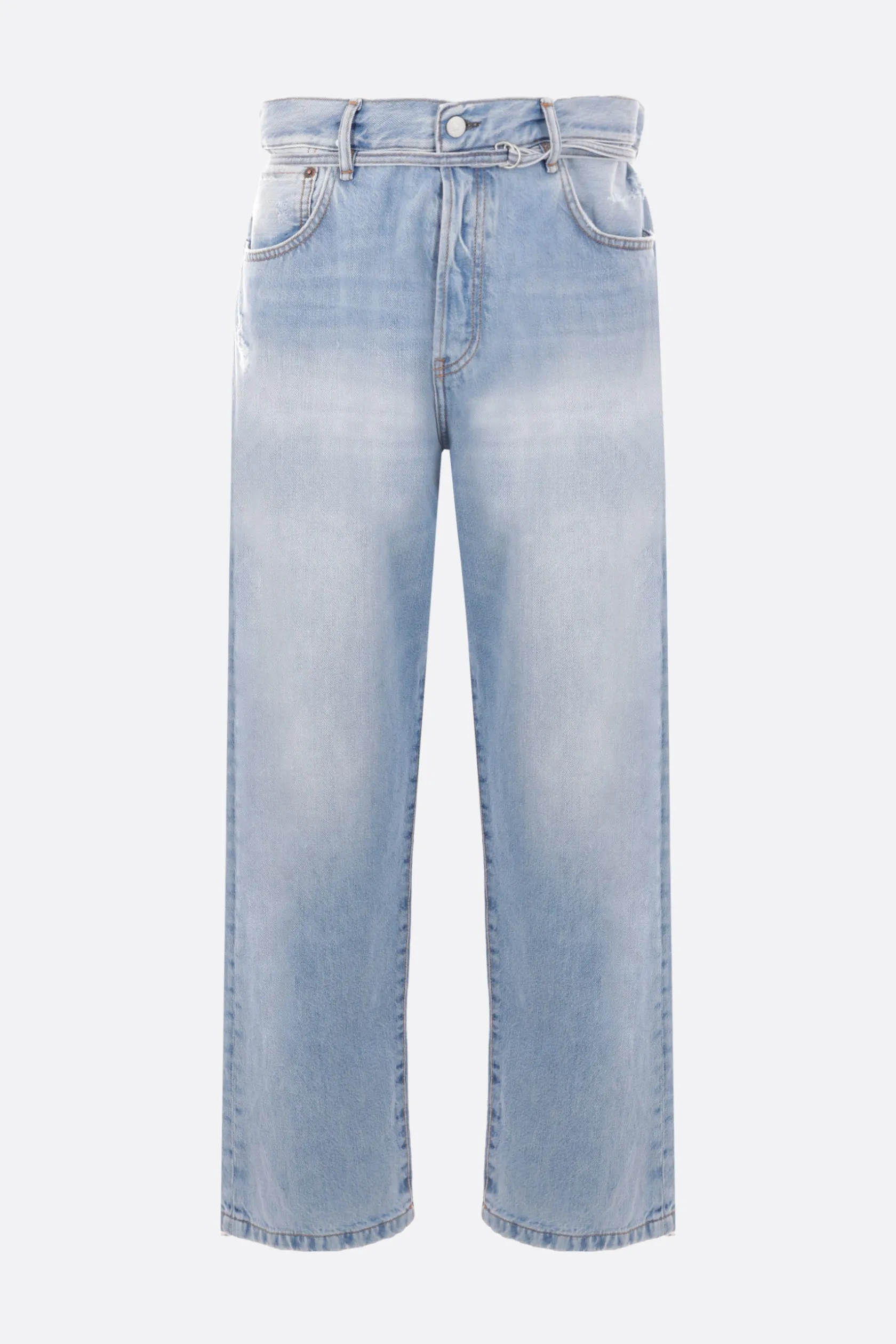 Jeans>ACNE STUDIOS jeans loose-fit in denim con cintura sottile Blu