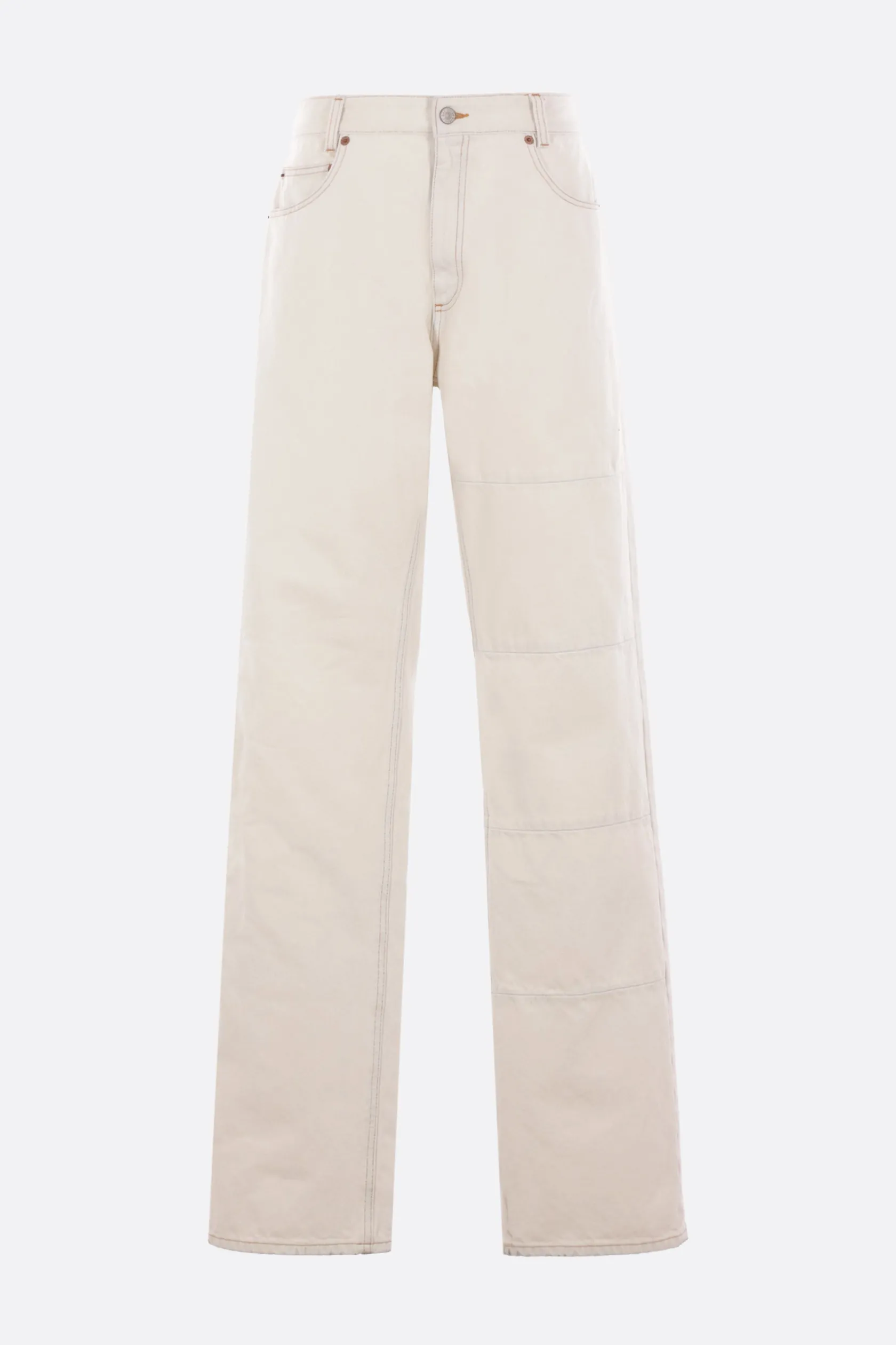 Jeans>MM6 jeans patchwork in denim Bianco