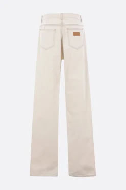 Jeans>MM6 jeans patchwork in denim Bianco