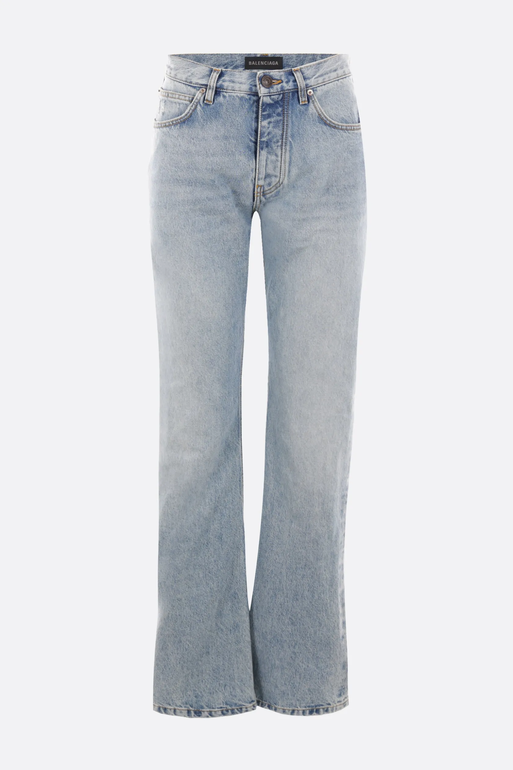 Jeans>BALENCIAGA jeans regular-fit in twill giapponese biologico Blu