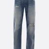 Jeans>MM6 jeans straight-fit in denim Blu