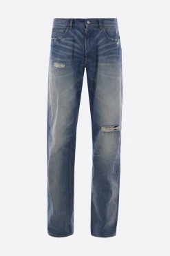 Jeans>MM6 jeans straight-fit in denim Blu