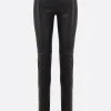 Pantaloni>ANN DEMEULEMEESTER legging Signe in nappa stretch Nero
