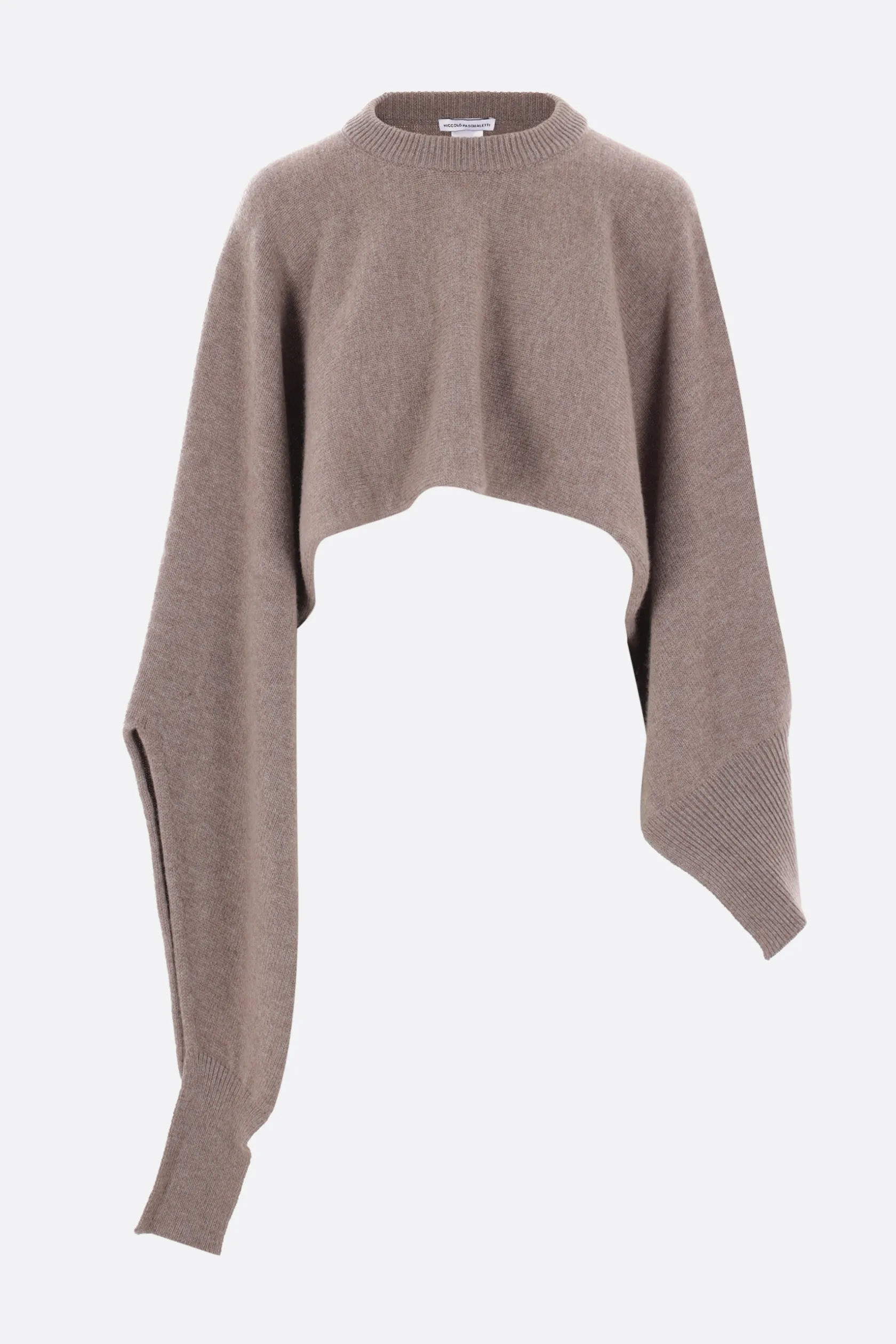 Capispalla>NICCOLÒ PASQUALETTI mantella Dilato in lana e cashmere Marrone