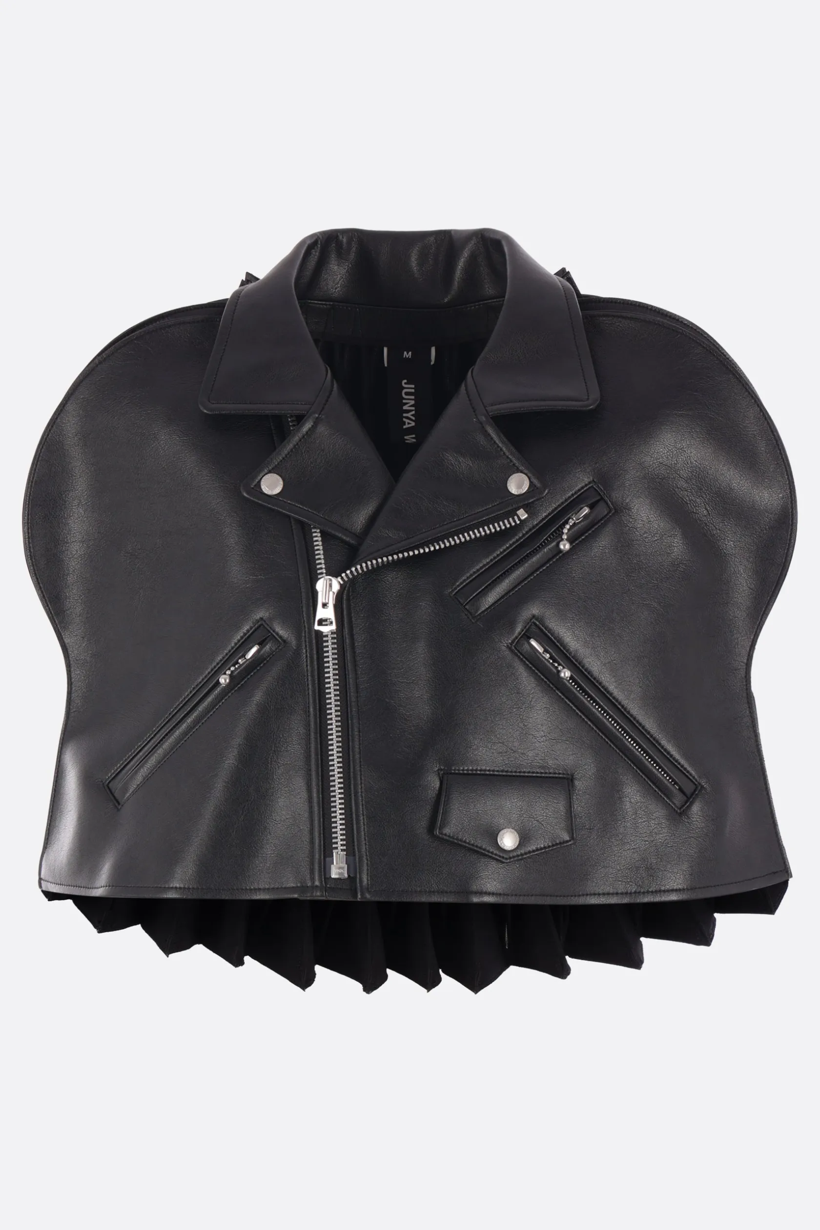 Capispalla>JUNYA WATANABE mantella in pelle sintetica Nero