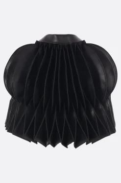 Capispalla>JUNYA WATANABE mantella in pelle sintetica Nero