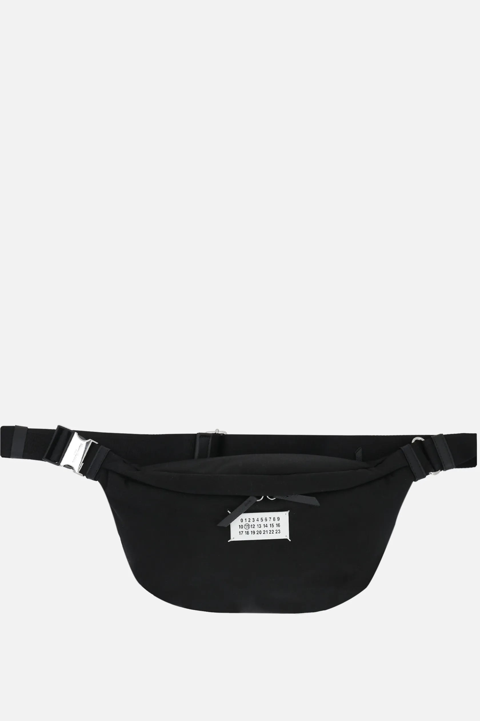 Marsupi>MAISON MARGIELA marsupio in nylon patch logo numerico Nero