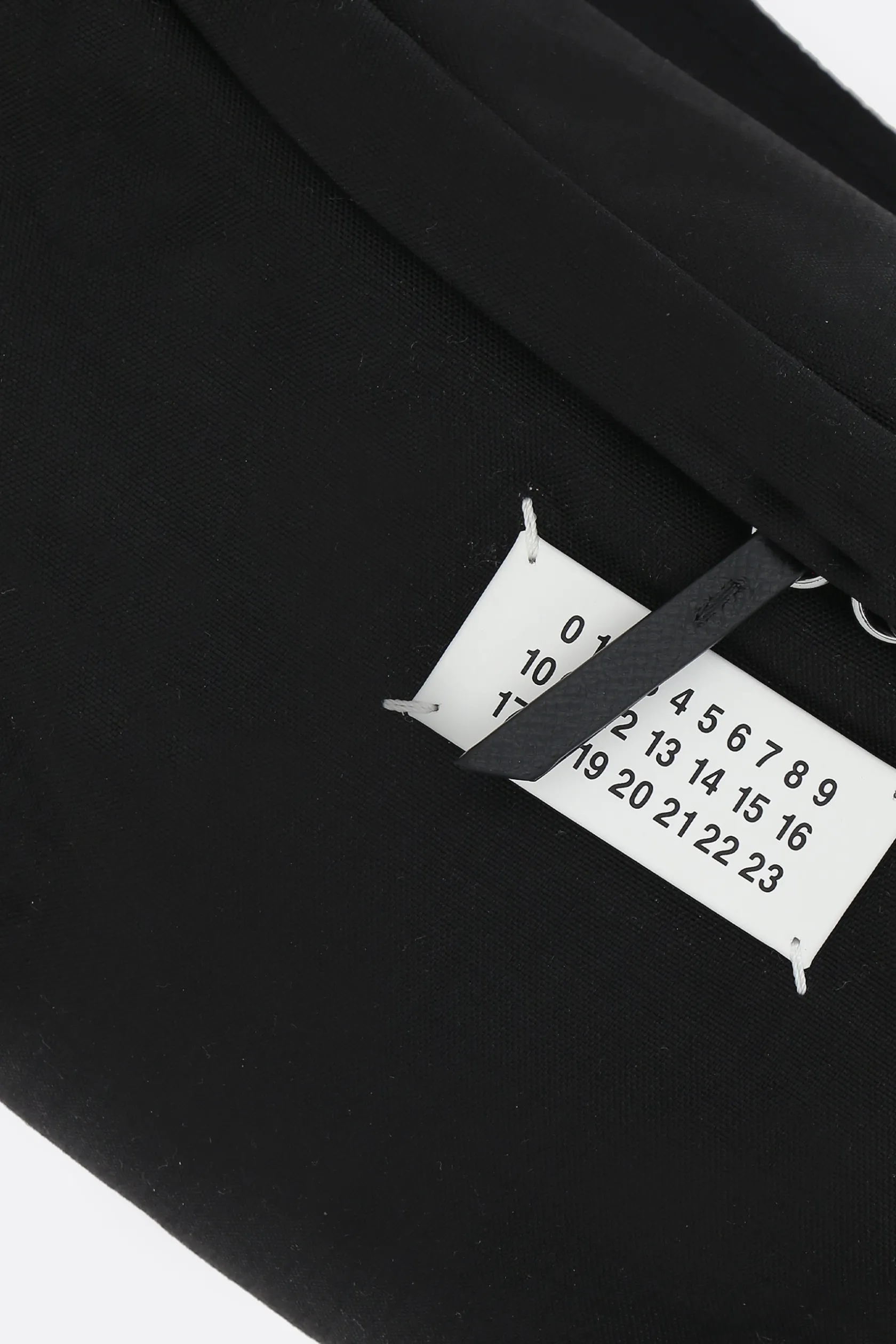 Marsupi>MAISON MARGIELA marsupio in nylon patch logo numerico Nero