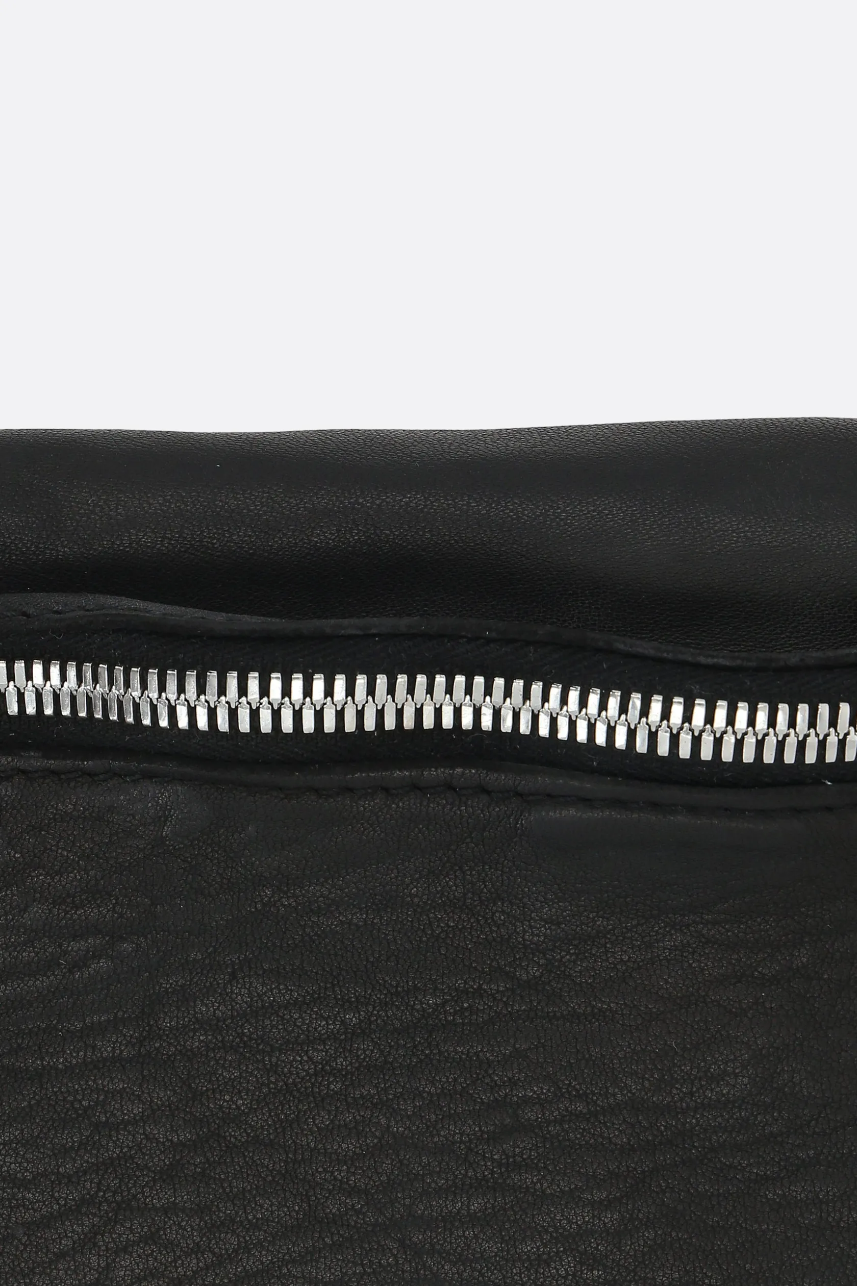 Borse A Tracolla>GUIDI marsupio in pelle martellata Nero