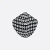 Lifestyle>10 CORSO COMO mascherina in tessuto stampa cerchi signature Nero