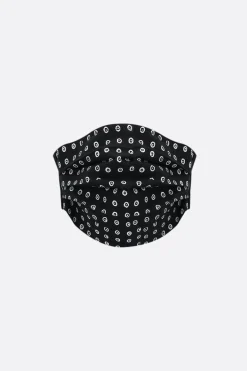 Lifestyle>10 CORSO COMO mascherina in tessuto stampa cerchi signature Nero