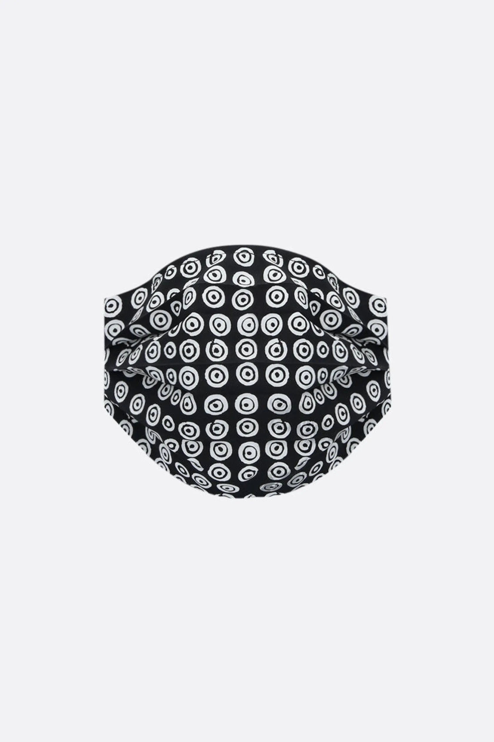 Lifestyle>10 CORSO COMO mascherina in tessuto stampa cerchi signature Nero