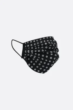 Lifestyle>10 CORSO COMO mascherina in tessuto stampa cerchi signature Nero