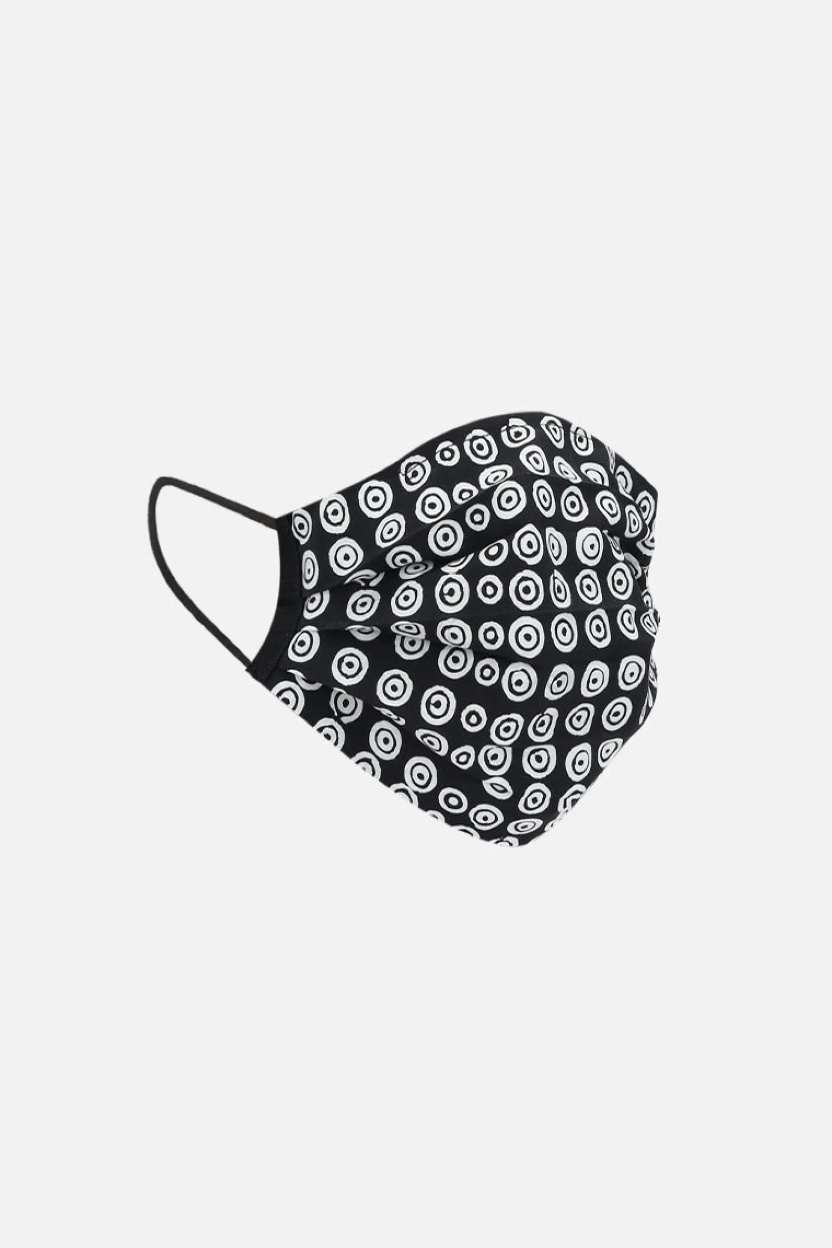 Lifestyle>10 CORSO COMO mascherina in tessuto stampa cerchi signature Nero