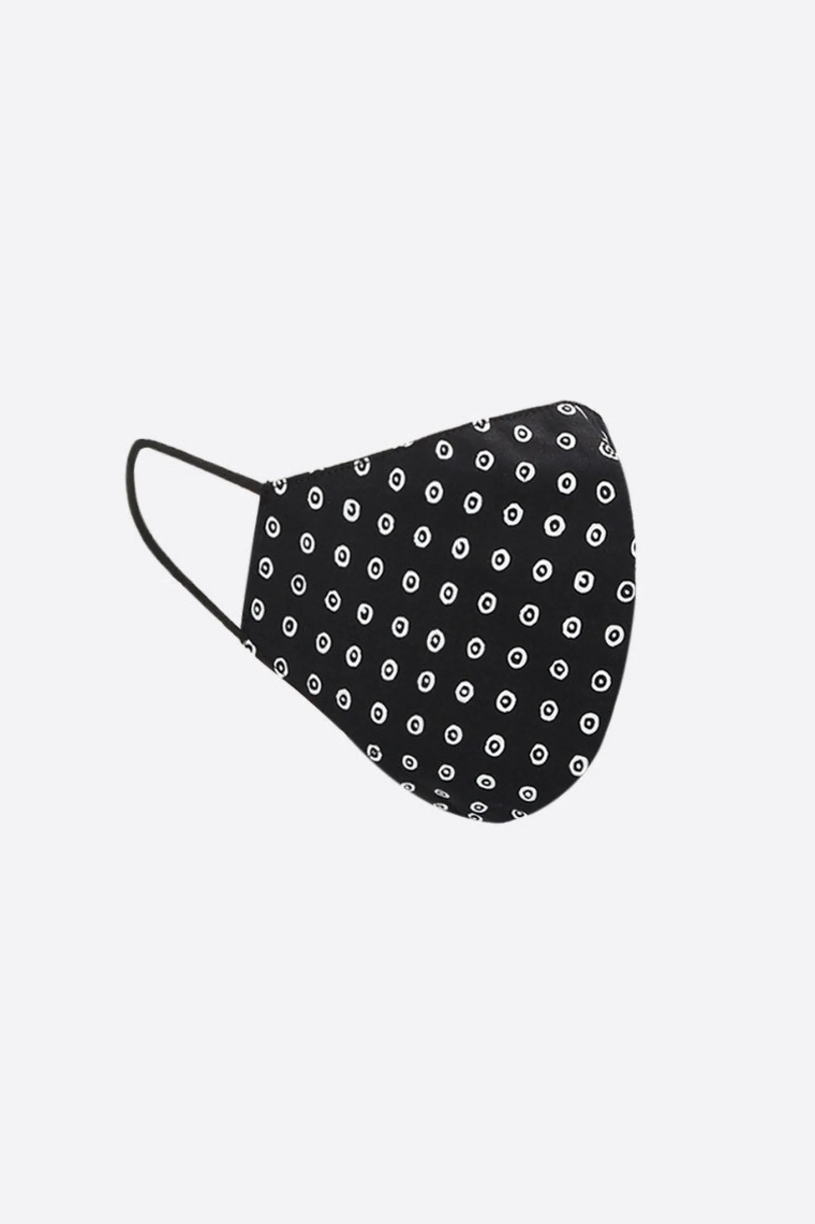 Lifestyle>10 CORSO COMO mascherina in tessuto stampa cerchi signature Nero