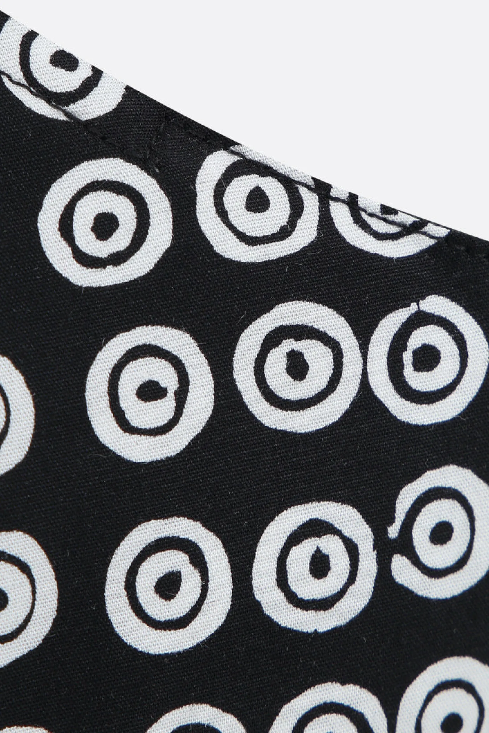Lifestyle>10 CORSO COMO mascherina in tessuto stampa cerchi signature Nero