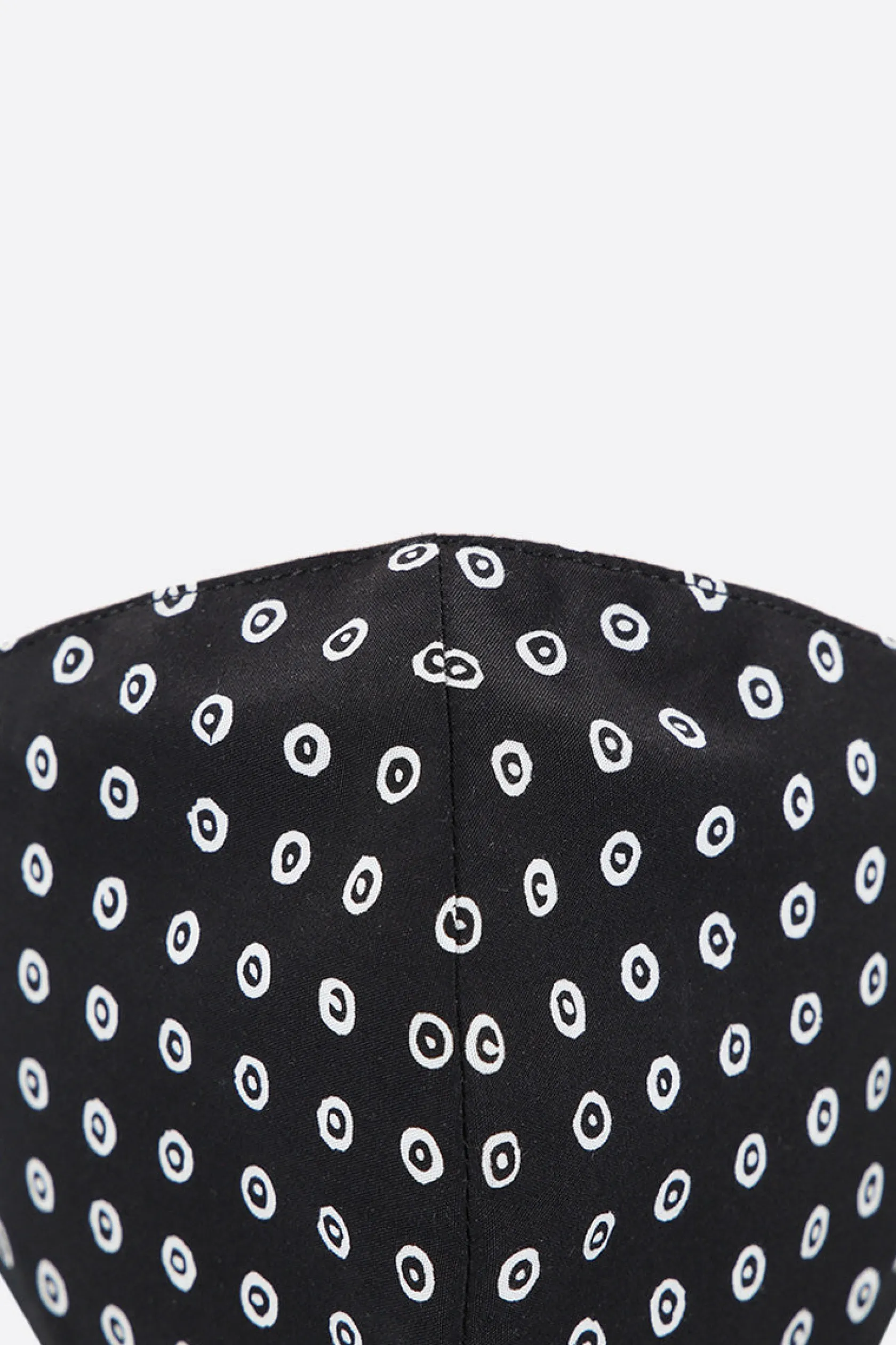 Lifestyle>10 CORSO COMO mascherina in tessuto stampa cerchi signature Nero