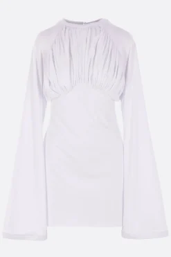 Abiti>DURAN LANTINK mini abito in jersey con drappeggio Bianco