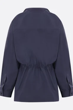 Abiti>BALENCIAGA miniabito chemisier in popeline Blu