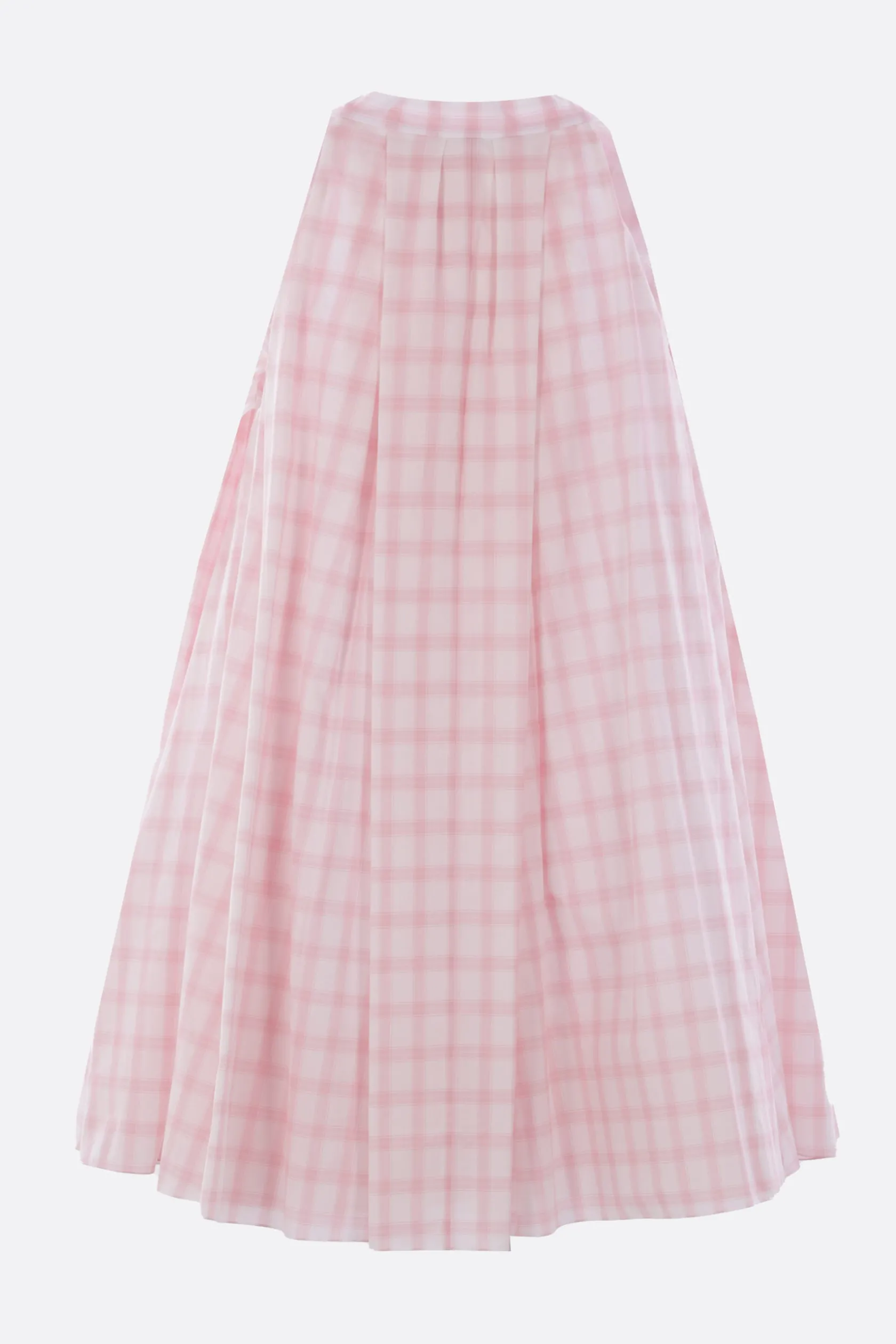 Abiti>LOEWE miniabito in cotone a quadri Rosa