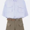 Abiti>SACAI miniabito in popeline e nylon Multicolor