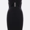 Abiti>RICK OWENS miniabito Prong in jersey stretch Nero