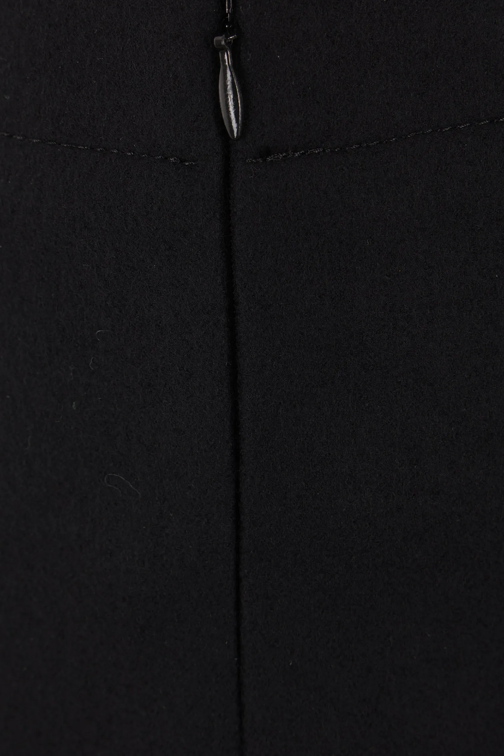 Gonne>SACAI minigonna asimmetrica in lana gessata Nero