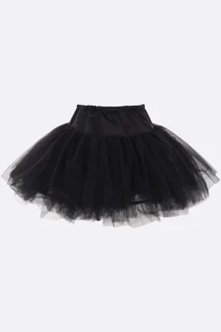 Gonne>SIMONE ROCHA minigonna in tulle e raso Nero