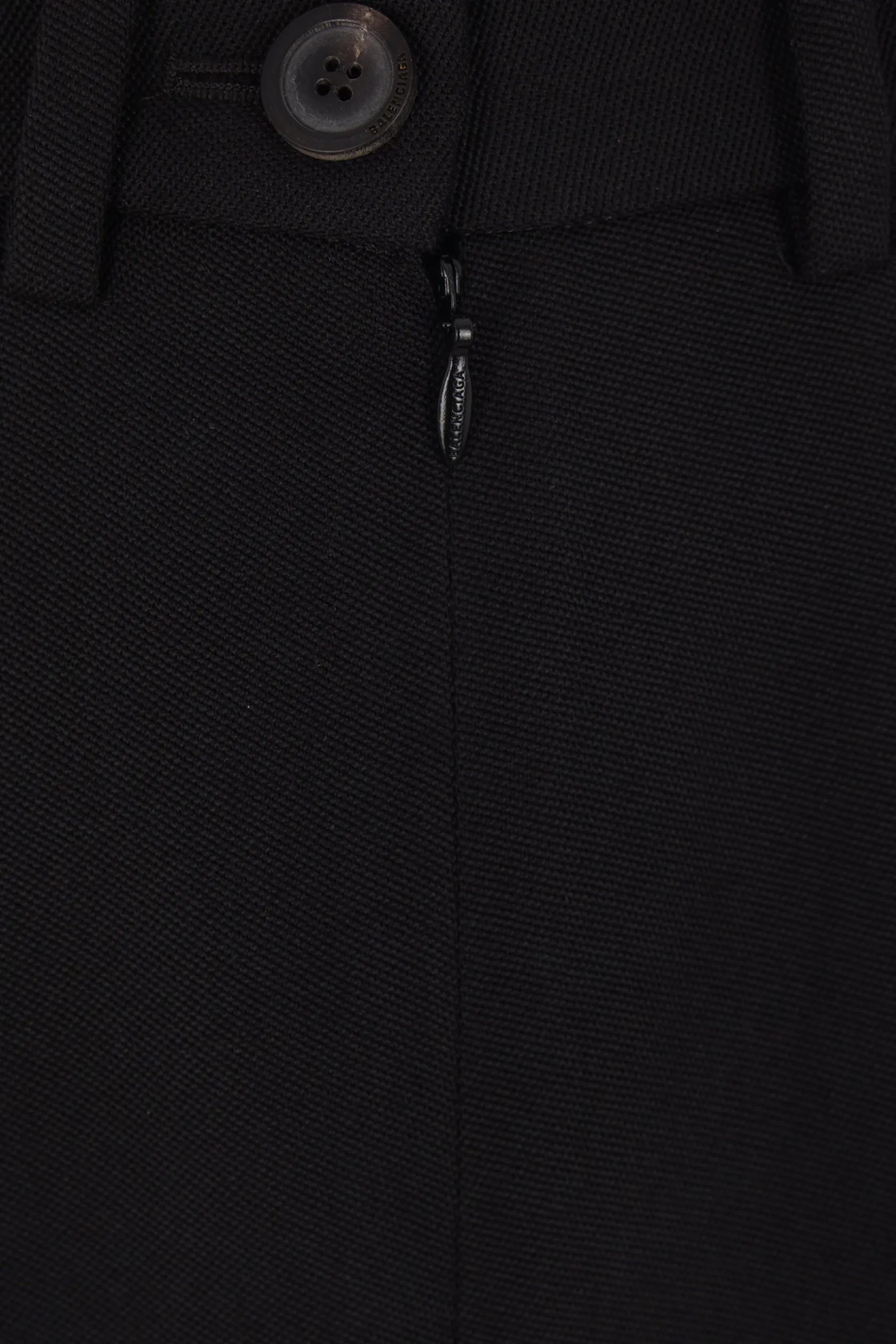 Gonne>BALENCIAGA minigonna Lingerie in lana e pizzo Nero