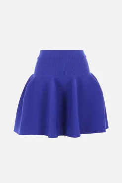 Gonne>CFCL minigonna Pottery in maglia stretch Blu