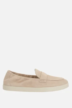 Scarpe Basse>TORY BURCH mocassino Ballet Sport in suede Neutro