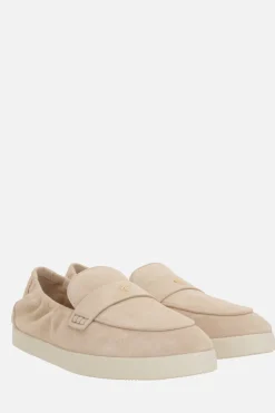 Scarpe Basse>TORY BURCH mocassino Ballet Sport in suede Neutro