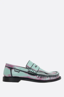 Scarpe Basse>LOEWE mocassino Campo in pelle spazzolata Multicolor